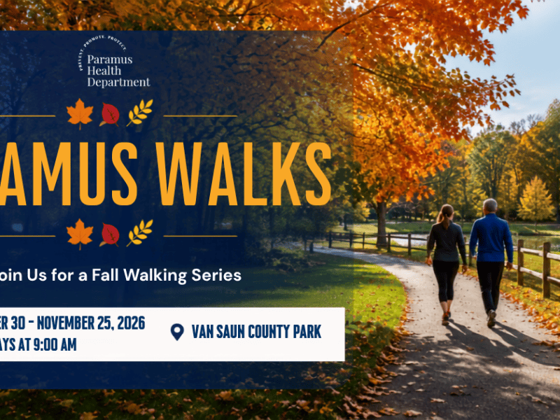 Paramus Walks Fall&nbsp;2026